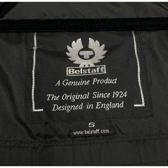 Vintage Belstaff Motorcycle Jacket Green Black Small Cordura Scotchlite Armored